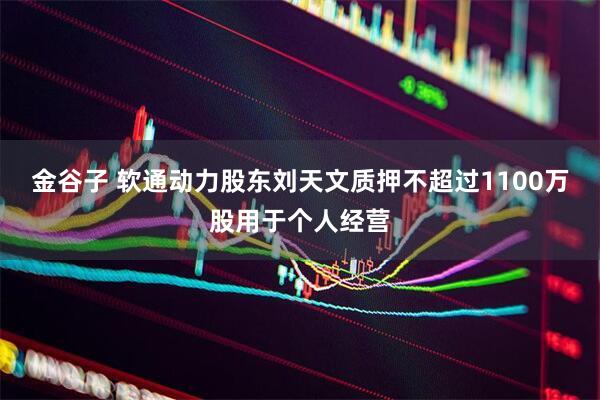 金谷子 软通动力股东刘天文质押不超过1100万股用于个人经营